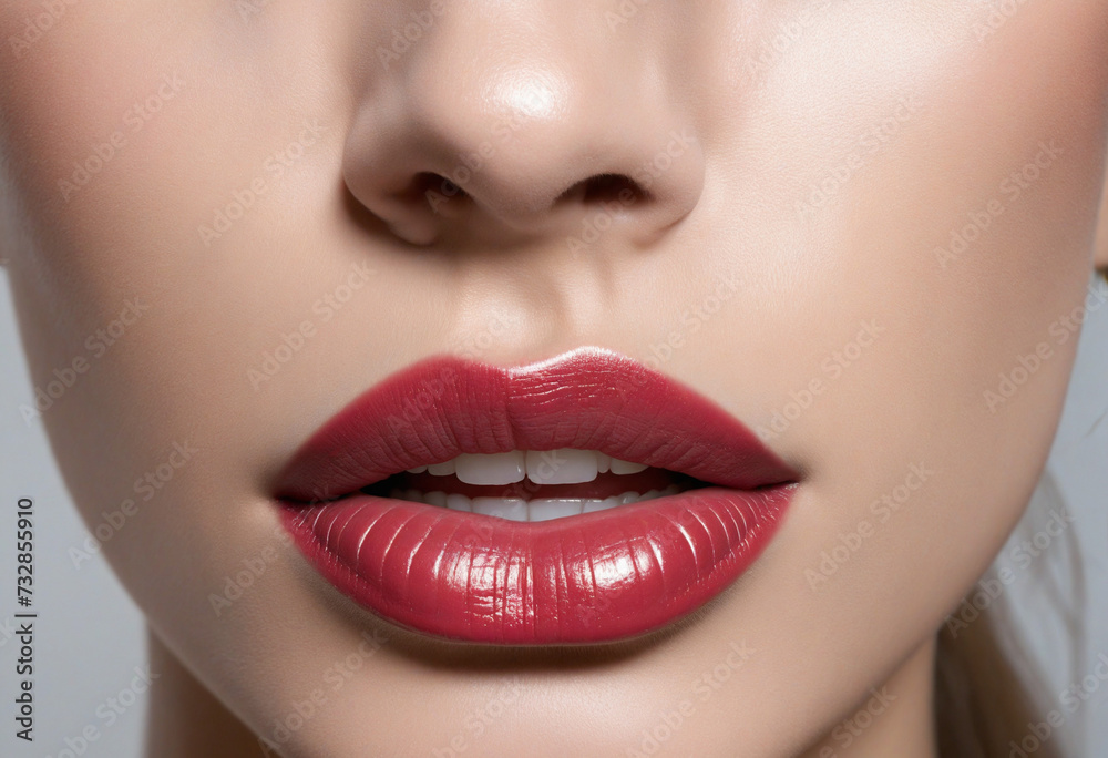 Fototapeta premium Lower Lip Biting