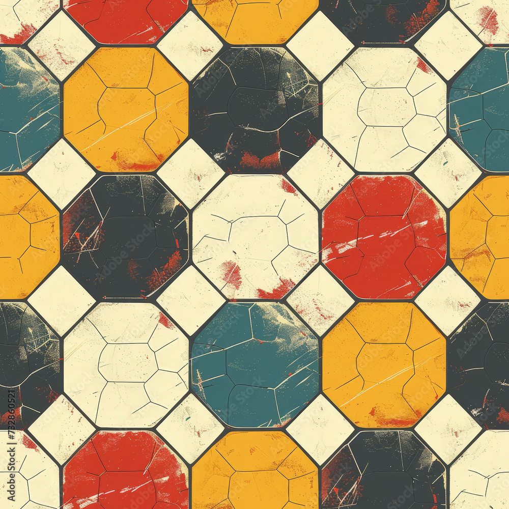 soccer Pattern Tile for seamless backgrounds and for filling surfaces, ai generated soccer Pattern Tile for seamless backgrounds and for filling surfaces, ai generated