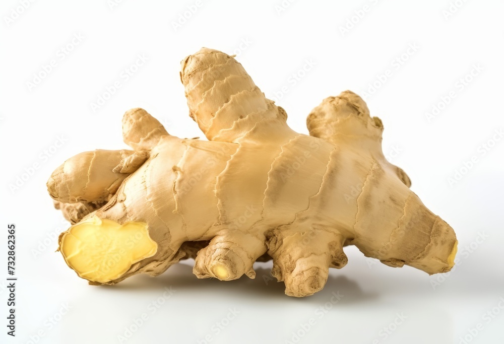 Ginger root isolated on white background. Ginger root isolated on white background.