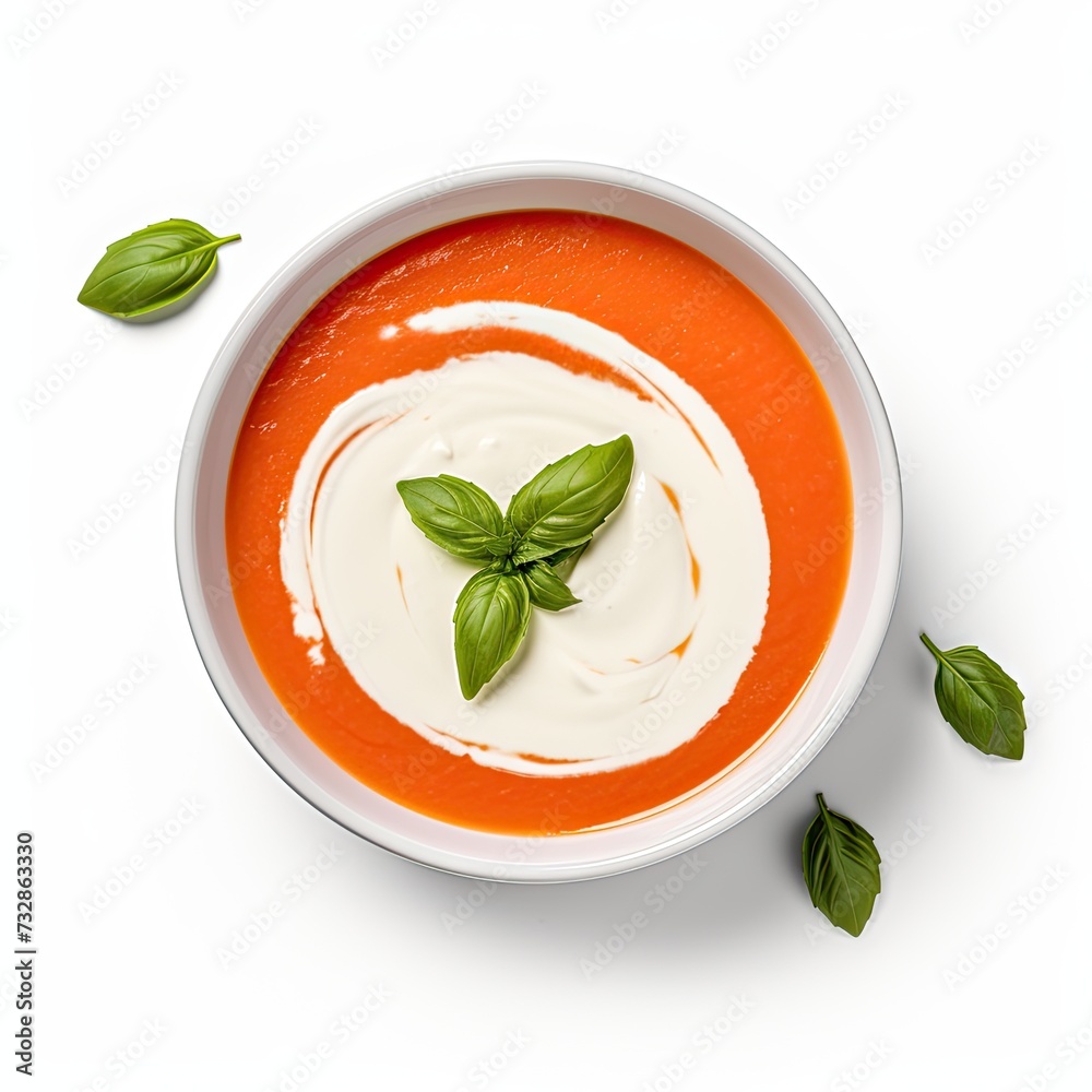 tomato soup closeup tomato soup closeup