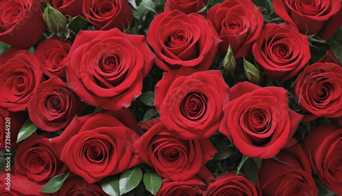 Bouquet of Red Roses on Clear Background PNG
