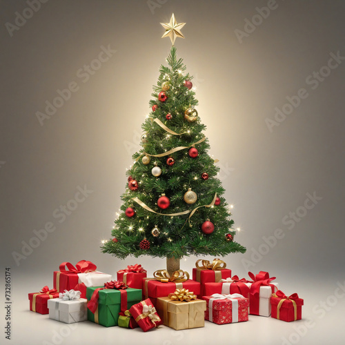 Yuletide Tree and Presents