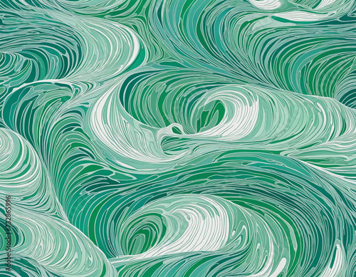 Wave-inspired seamless design
