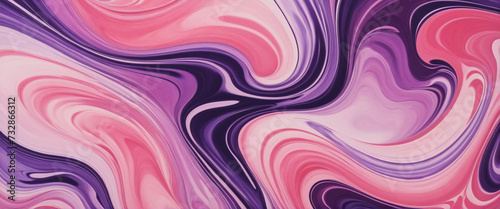 Abstract Background with Liquid Splashes in Pink and Purple Hues - Dynamic and Vibrant Design Perfect for Artistic Projects, Advertisements, or Creative Visuals