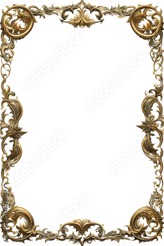 Dragon Border Frame PNG Transparent Background
