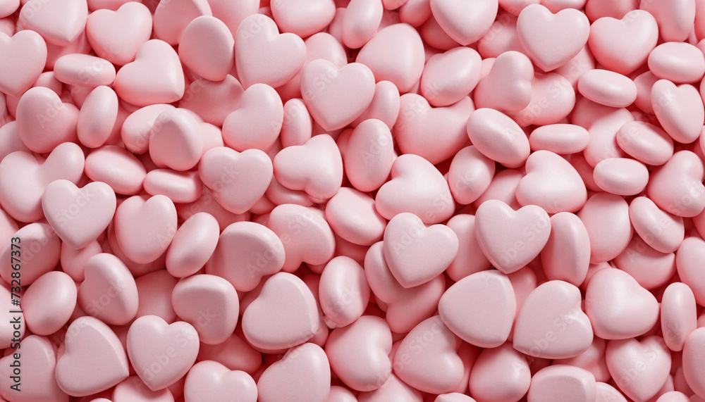 close up of pink hearts