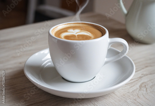 Elegant Ivory Ceramic Coffee Mug