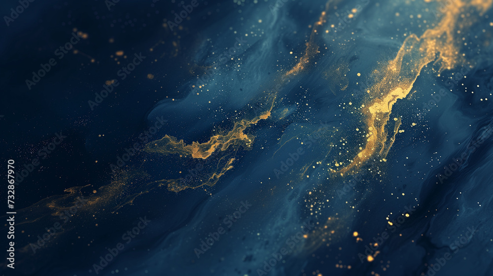 Close Up of Blue and Gold Abstract Background Close Up of Blue and Gold Abstract Background