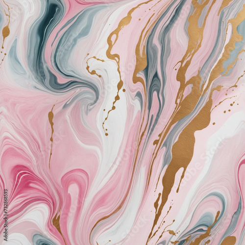 Exquisite abstract marble ink art for stunning background