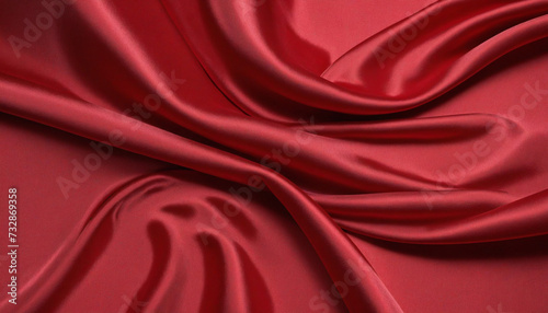 Crimson silk backdrop