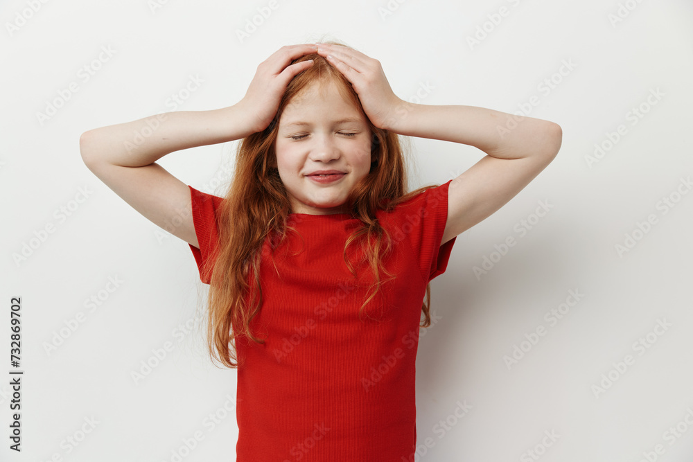 Face female young cute girl children unhappy expressive childhood sad person Face female young cute girl children unhappy expressive childhood sad person