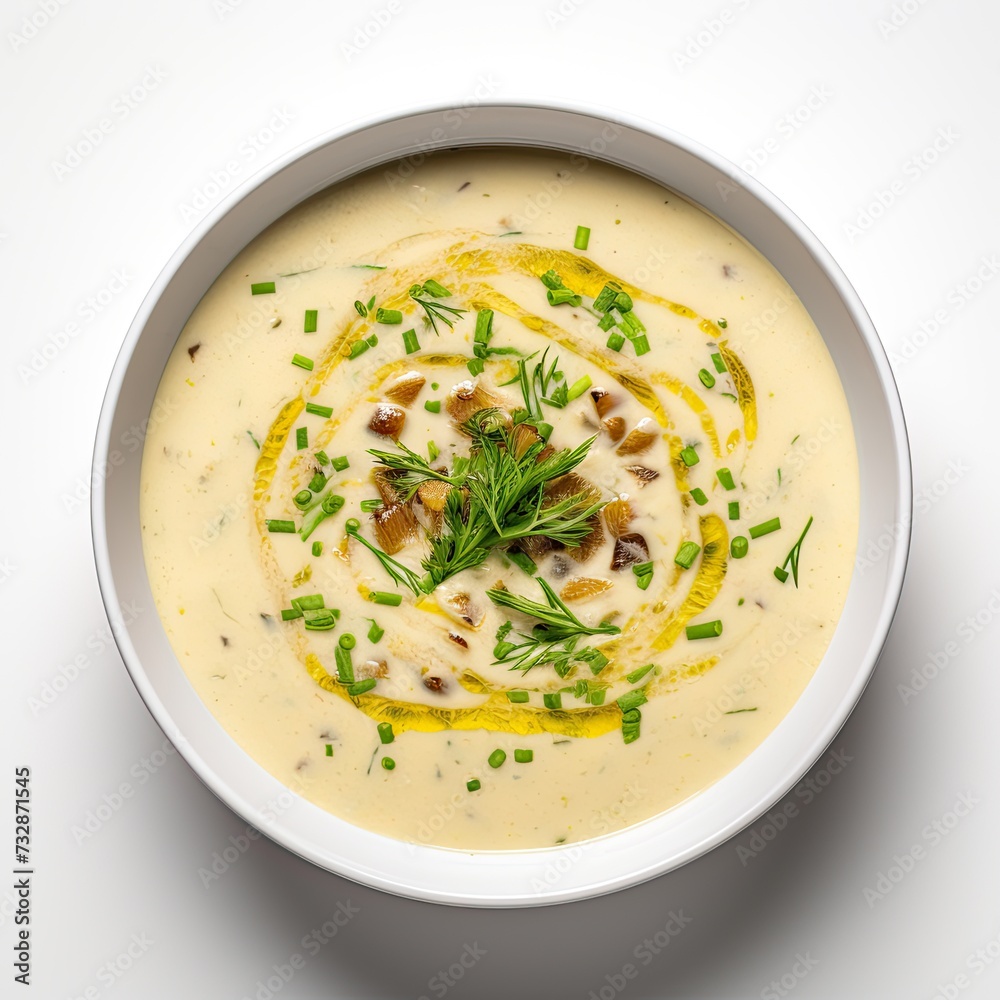 Vegetables cream soup