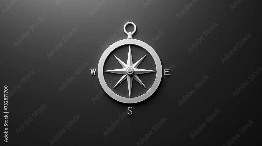 A compass logo design