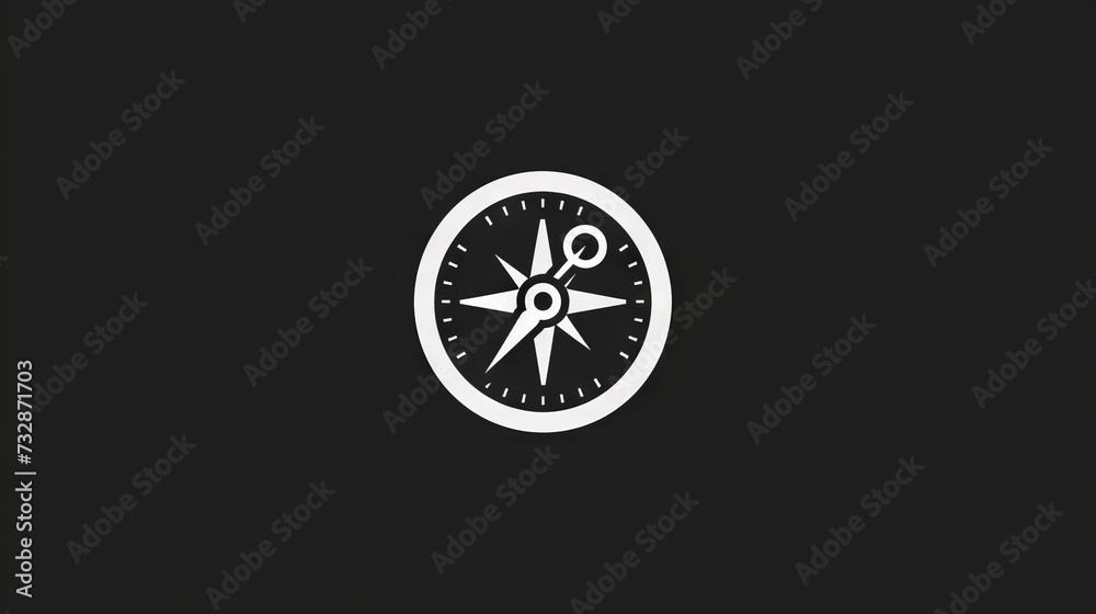 A compass logo design A compass logo design