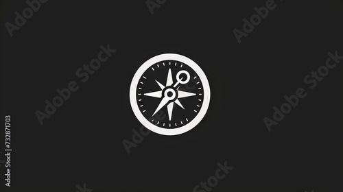 A compass logo design