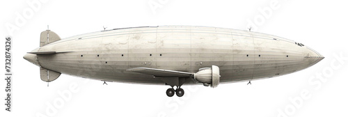 blimp airship isolated