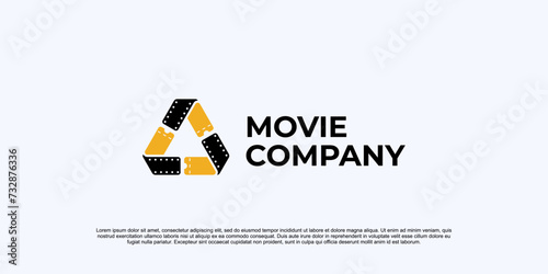movie tickets logo inspiration, company logo