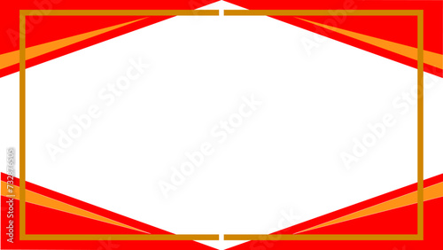 red background with frame,  Abstract and geometric Bold colorful shapes and patterns are in high demand for creating eye catching visuals hd backgrounds for pc video and image editable vector