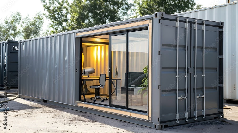 On-the-Go Workspaces: Portable Shipping Container Offices Tailored for Construction Sites