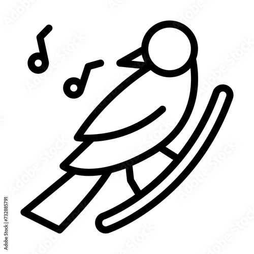 bird line icon