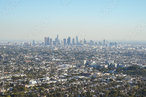 Los Angeles, California, high building in its downtown