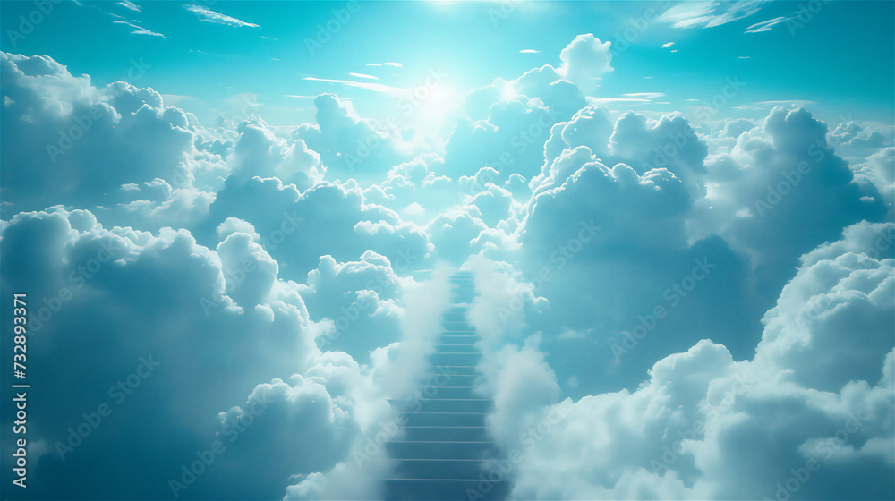 © Rossi0917 - 空まで続く階段 © Rossi0917 - 空まで続く階段