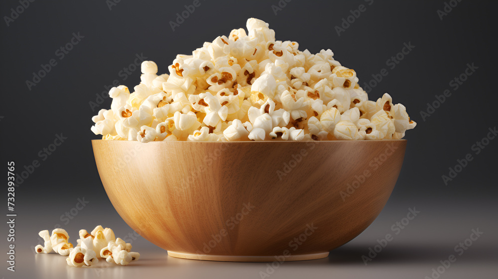 Popcorn Perfection: Overflowing Bowl of Buttery Bliss Popcorn Perfection: Overflowing Bowl of Buttery Bliss