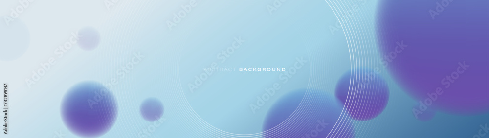 Abstract background with purple 3d Spheres and geometric circle white lines. Modern minimal trendy shiny lines pattern. Vector illustration Abstract background with purple 3d Spheres and geometric circle white lines. Modern minimal trendy shiny lines pattern. Vector illustration