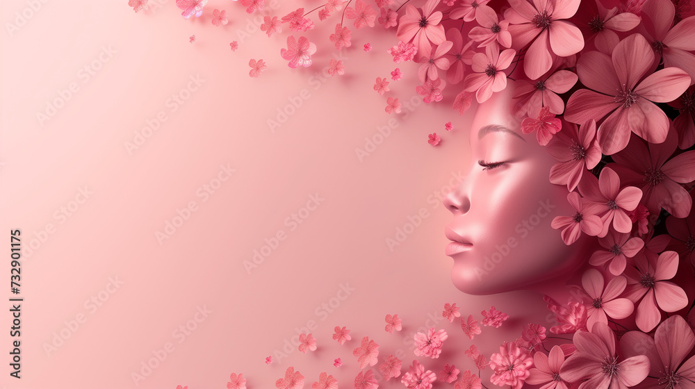 International Women's Day background with copy space, Women's day holiday International Women's Day background with copy space, Women's day holiday