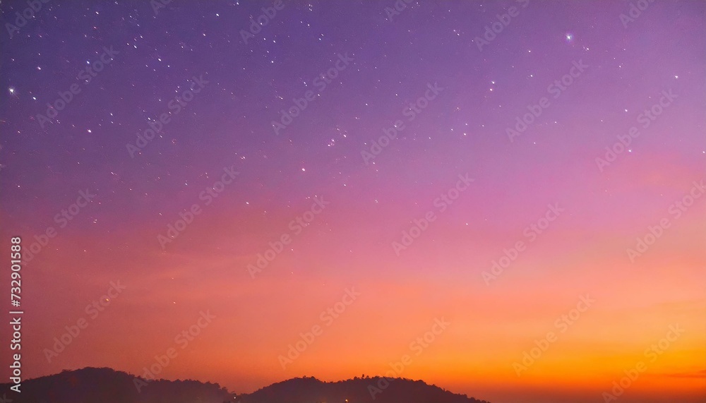 Fototapeta premium sunset over the mountains