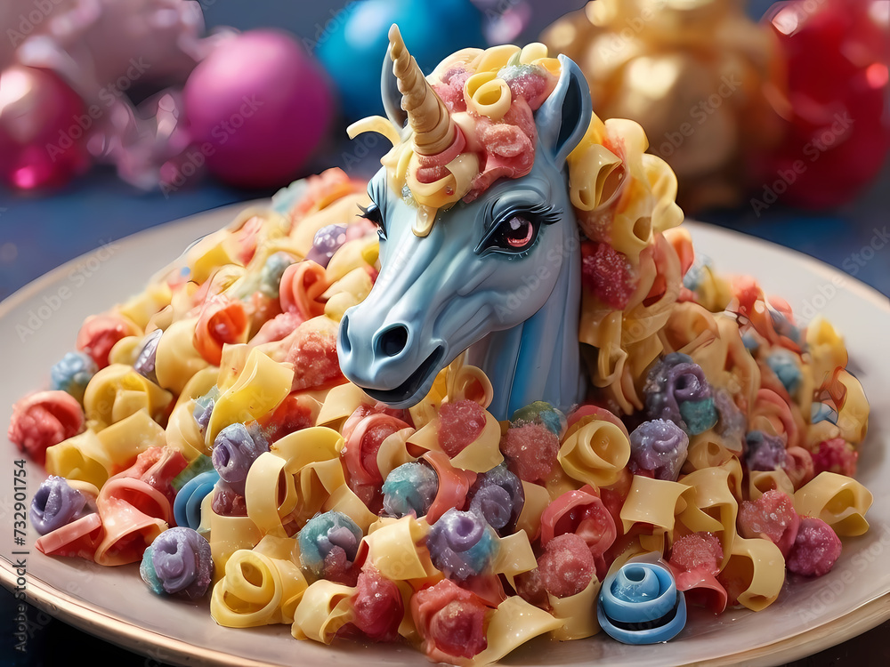 Spaghetti with Unicorn