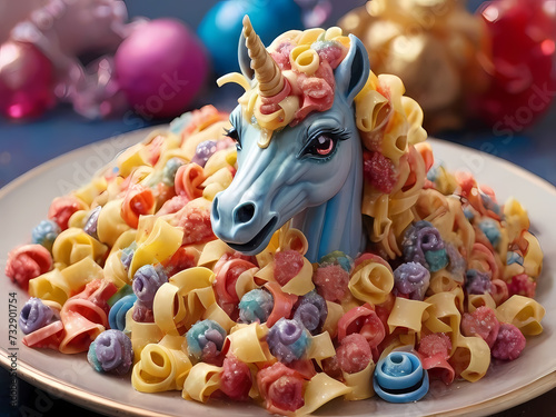 Spaghetti with Unicorn