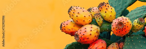Prickly pear from southwestern desert cactus. tuna (fruit), sabra, sabbar, nopal (pads, plural nopales) from the Nahuatl word nōpalli, nostle (fruit) from the Nahuatl word nōchtli, and paddle cactus.  photo