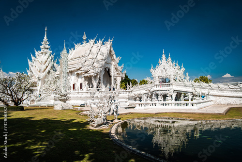 White Temple or Wat Rong Khun in Chiang Rai, Thailand