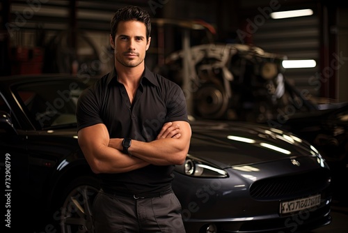 He specializes in the repair and optimization of luxury vehicles, from sports cars to private yachts.  © Thuch