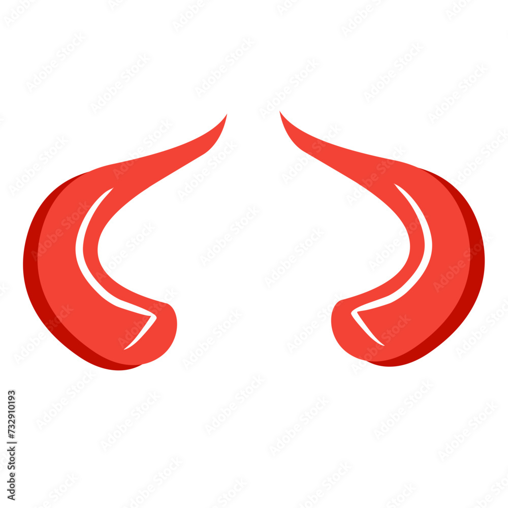 devil horn vector icon