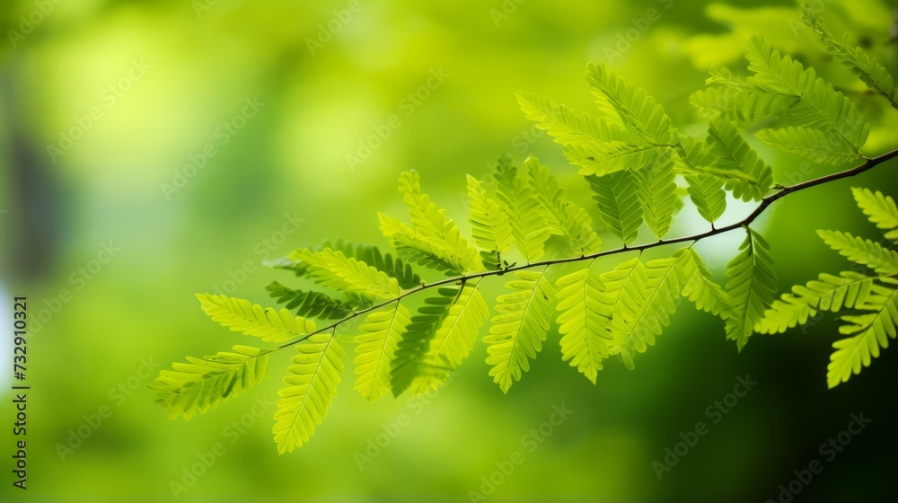 Closeup of leaves with a blurred background Closeup of leaves with a blurred background