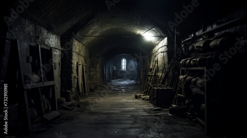 A haunted cellar with mysterious noises