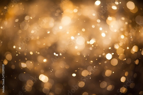 Close-up of heavenly texture with bokeh lights casting a spell.