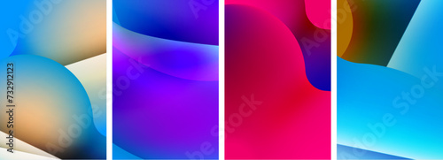 Abstract colors. Abstract backgrounds for wallpaper, business card, cover, poster, banner, brochure, header, website