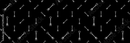 Fire Poker Icon Seamless Pattern Y_2202001