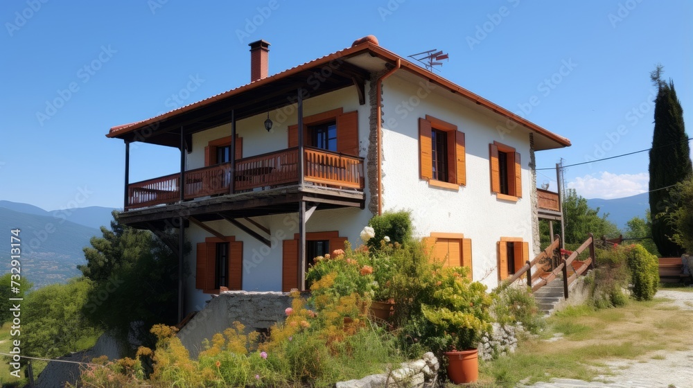 Countryside pension with panoramic mountain views and breathtaking vistas
