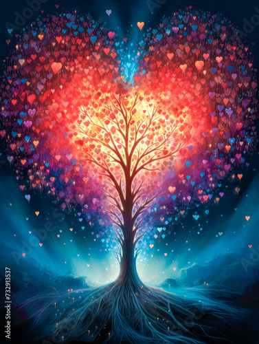 Illuminating love, joy, and positive