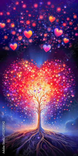 Illuminating love, joy, and positive