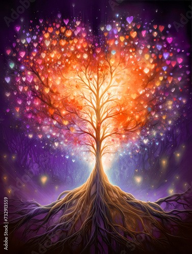 Illuminating love, joy, and positive