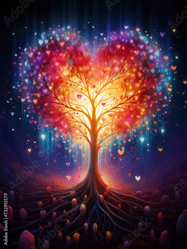 Illuminating love, joy, and positive