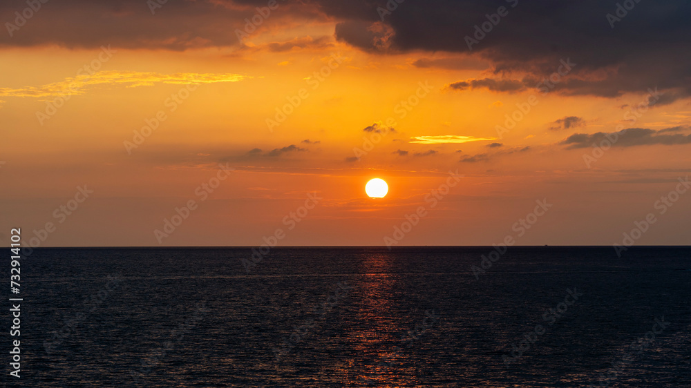 sunset over the sea Langkawi, Malaysia