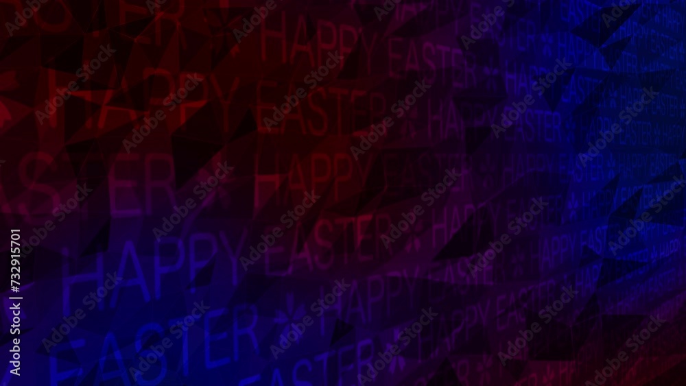 Text abstract background with happy easter typography, easter egg pattern, and modern design for greeting card Text abstract background with happy easter typography, easter egg pattern, and modern design for greeting card