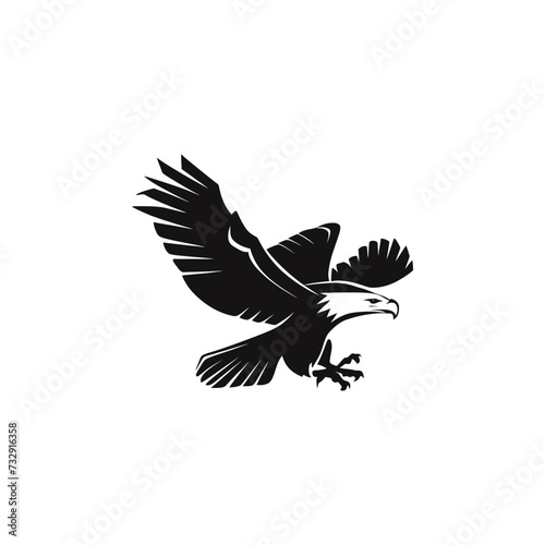 Eagle vector silhouette © Md RAHAT