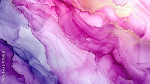 Exquisite marble ink abstract art offers a captivating original painting for abstract backgrounds. Elegant, Ai Generated.